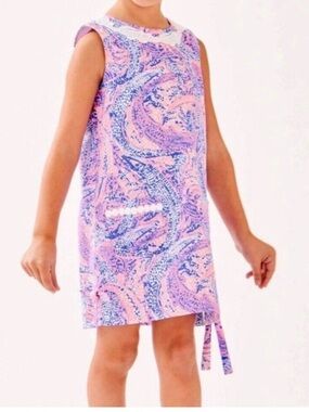 Lilly Pulitzer Maybe Gator Purple Classic Shift Dress with Bloomers
